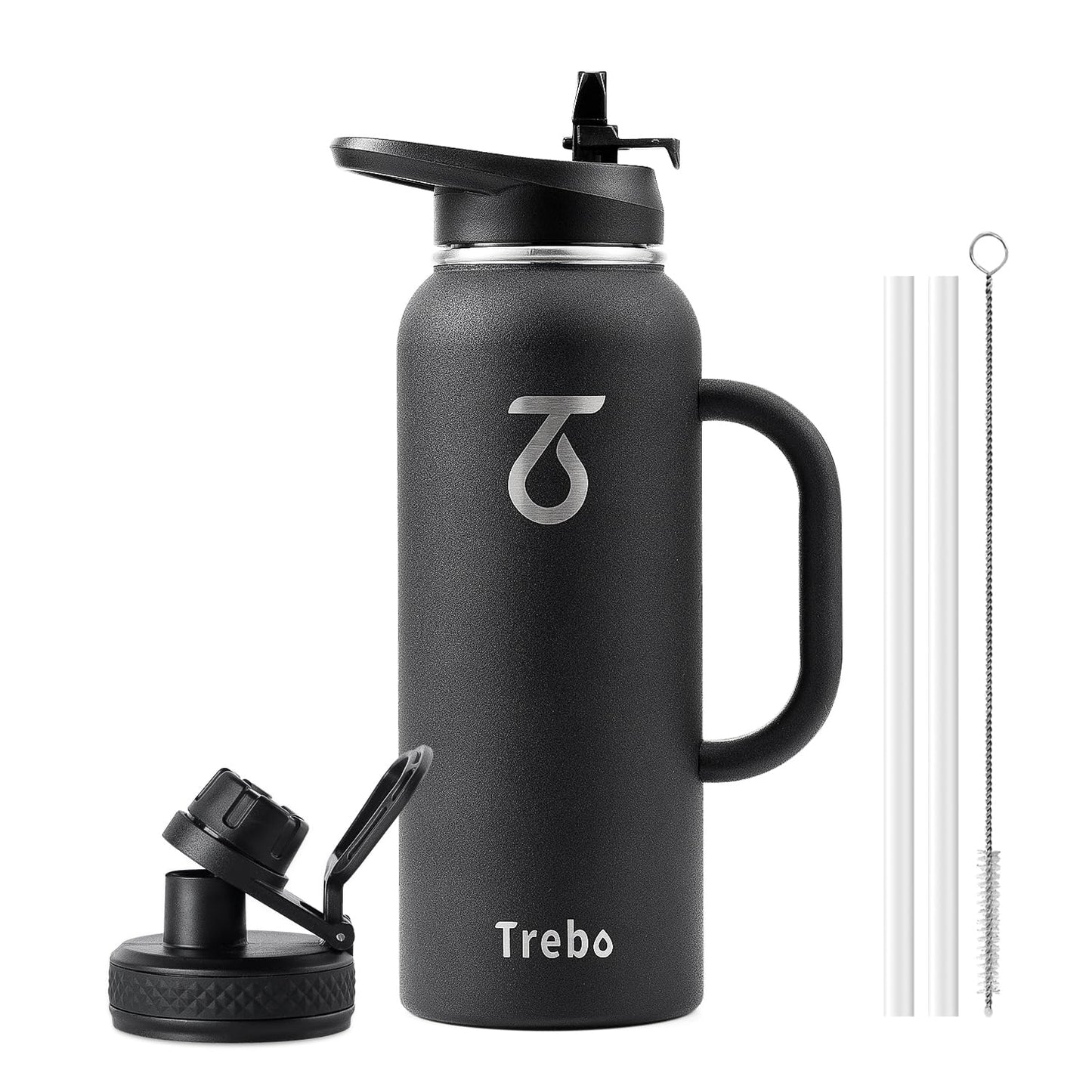 40oz Insulated Water Bottle with Handle