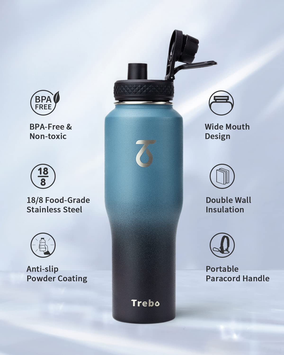32oz Insulated Tumbler with Paracord