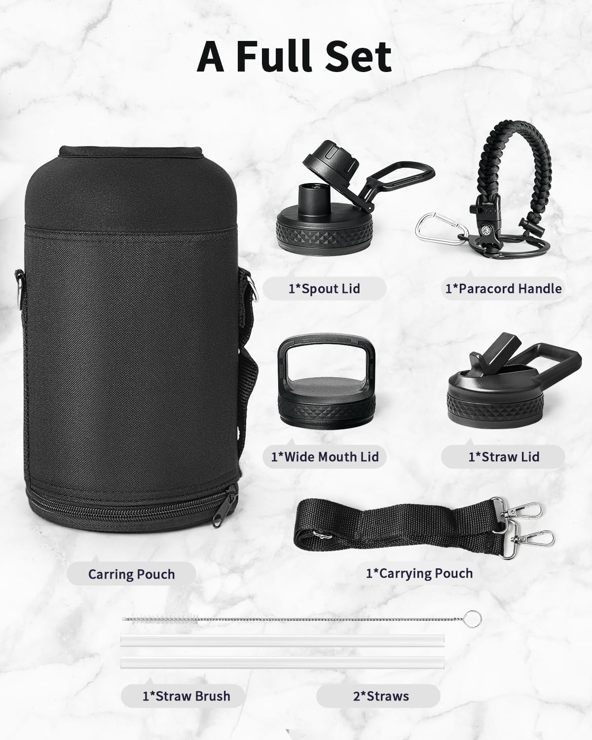 64oz Insulated Water Bottle